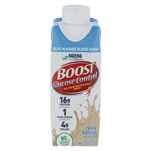 Boost Glucose Control Nutrition Drink Very Vanilla 8oz Carton 24/Ca