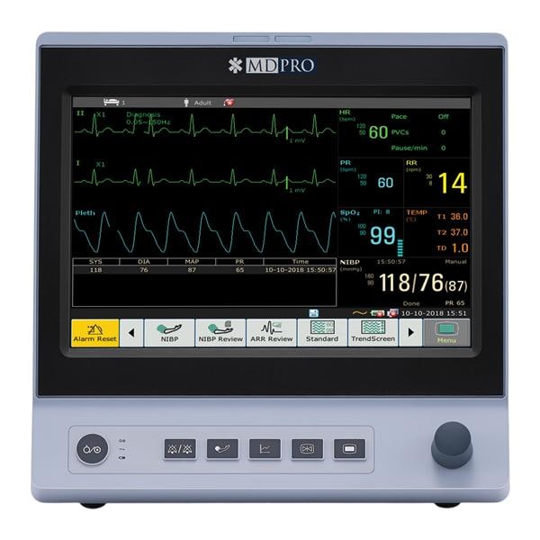 MDPro 5500 by MTMC Patient Monitor Touch screen Ea