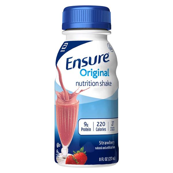 Ensure Nutrition Shake Retail Strawberry 8oz Bottle 24/Ca