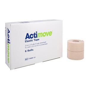 Actimove Tape Cotton 2"x2.5yd Beige 6/Bx