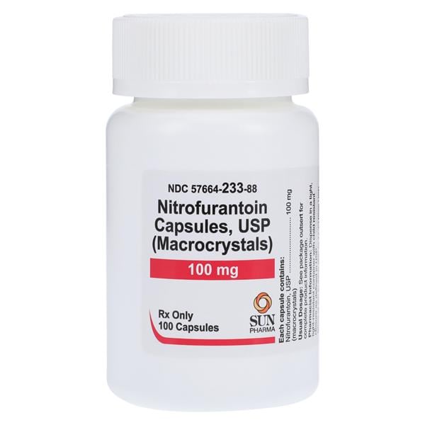 Nitrofurantoin Macro Capsules 100mg Bottle 100/Bottle