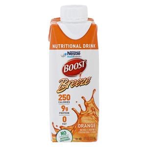 Boost Breeze Nutrition Beverage Orange 8oz Carton 24/CA