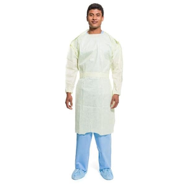 Protective Gown AAMI Level 2 Medium Weight SMS X-Large Blue 100/Ca