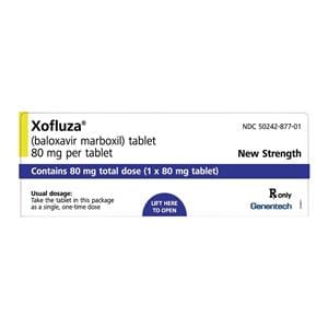 Xofluza Tablets 80mg Unit Dose 1/Pk