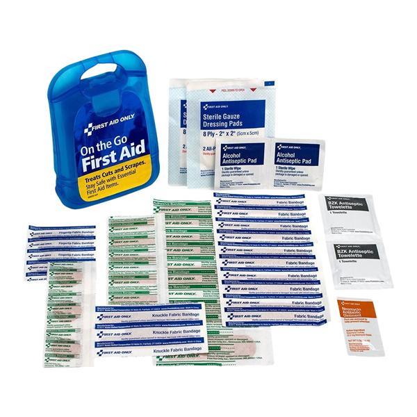 First Aid Kit Mini Clear Blue Ea