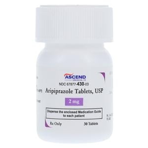 Aripiprazole Tablets 2mg Bottle 30/Bottle Each