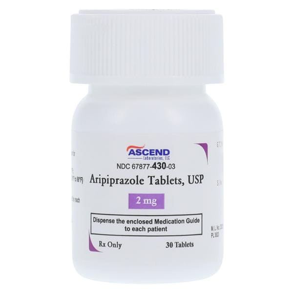 Aripiprazole Tablets 2mg Bottle 30/Bottle Each