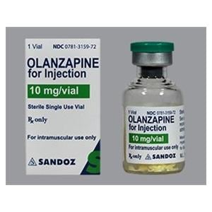 Olanzapine Injection 10mg/mL SDV 1mL Each