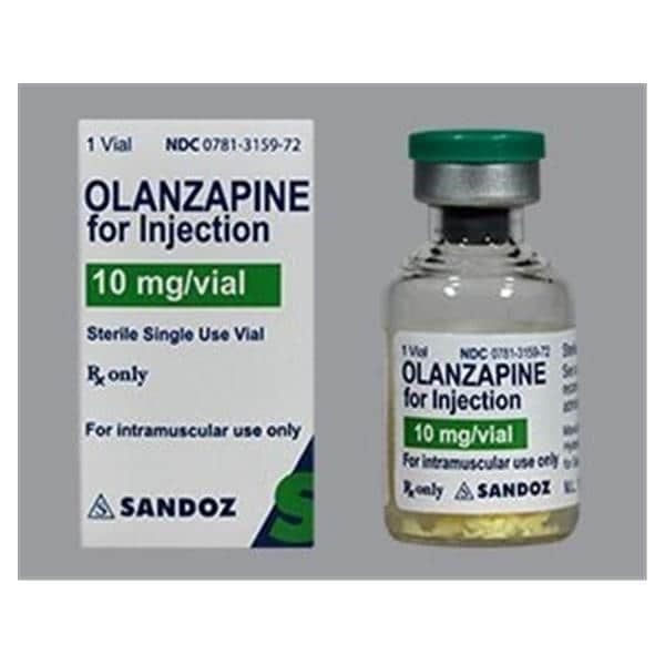 Olanzapine Injection 10mg/mL SDV 1mL Each