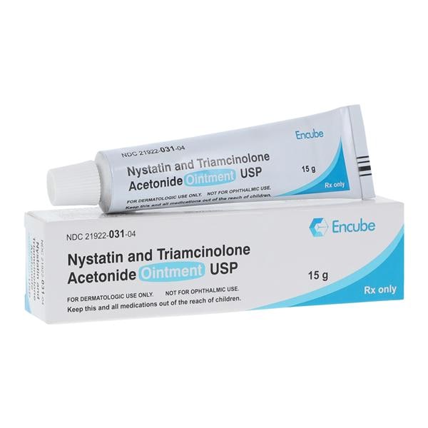 Nystatin/Triamcinolone Topical Ointment 100,000U/1mg/gm Tube 15gm Each