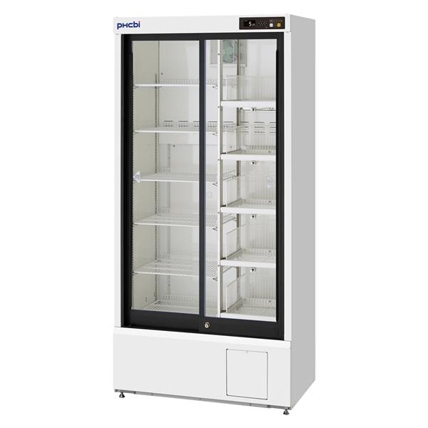 Pharmaceutical Refrigerator New 19.4 Cu Ft 2 Glass Doors 2 to 14C Ea