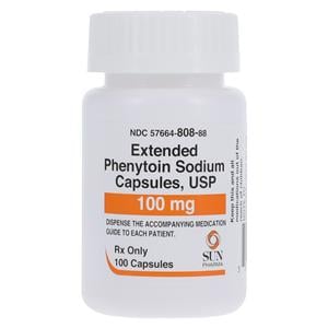 Extended Phenytoin Sodium Extended-Release Capsules 100mg Bottle 100/Bt