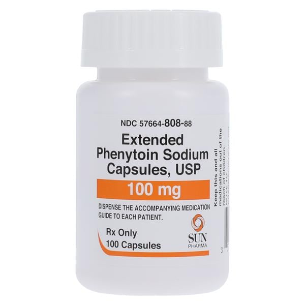 Extended Phenytoin Sodium Extended-Release Capsules 100mg Bottle 100/Bottle Each