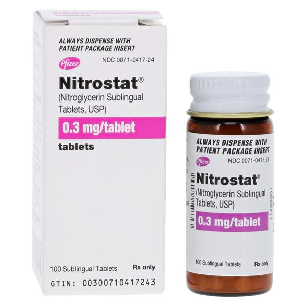 Nitrostat 0.3mg 100/Bt