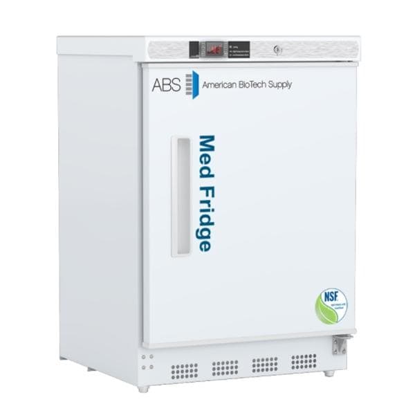 Vaccine Refrigerator New 4.6 Cu Ft Solid Door 2 to 8°C Ea