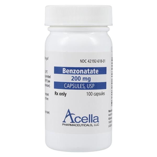 Benzonatate Capsules 200mg Bottle 100/Bt