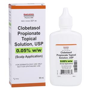 Clobetasol Propionate Topical Solution 0.05% Bottle 50mL Each