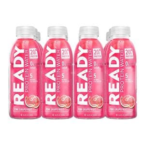 Ready Protein Water Kosher/No Soy/No Sugar Pink Grapefruit 16.9oz Bottle 12/Ca