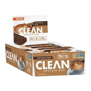 Ready Clean Protein Bar Dark Chocolate Mocha 1.83oz Individually Wrapped 144/Ca