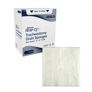 Non-Woven Tracheostomy Sponge 4x4 Sterile