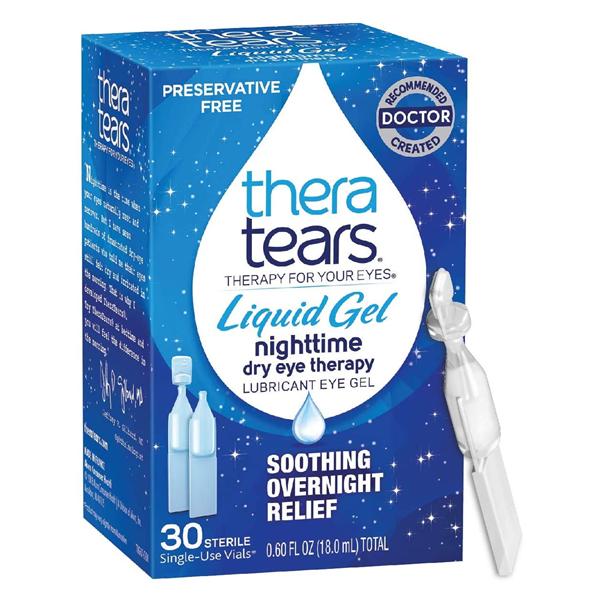 TheraTears Lubricant Eye Drops Dy Ey Thrpy Gel Preservative Free Nightime 30/Bx