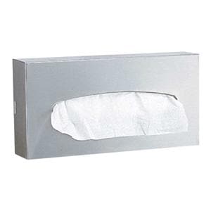 Facial Tissue Dispenser Satin Finish Stainless Steel Ea