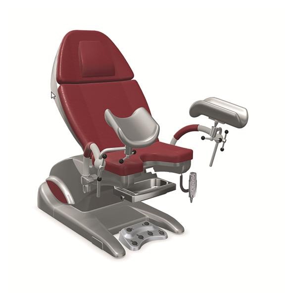 arco-matic 200 M One Gynecological Chair Red Carmine