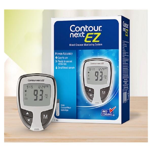 CONTOUR NEXT EZ Glucose Meter CLIA Waived Ea CLIA Waived Ea, 4 EA/CA