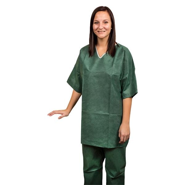 Scrub Pants 48-50" Green 3X Large Non Woven Disposable 30/Ca