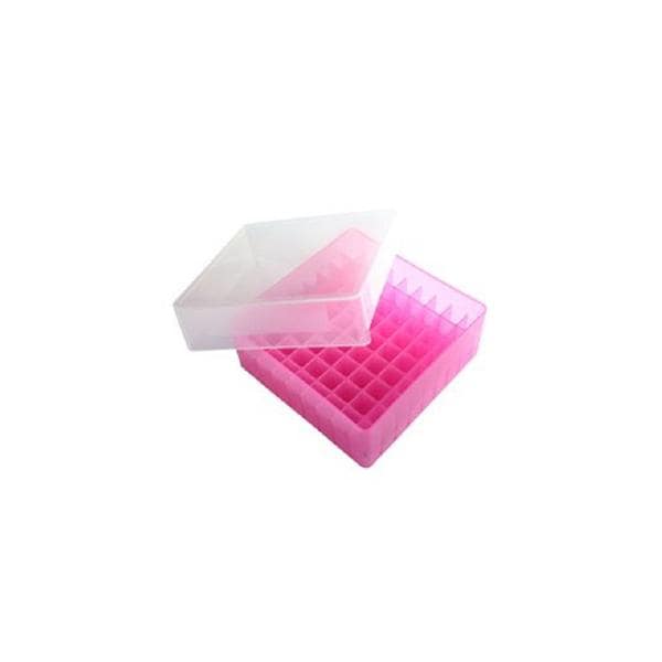 Microtube Storage Box 81 Place Pink 5/Pk