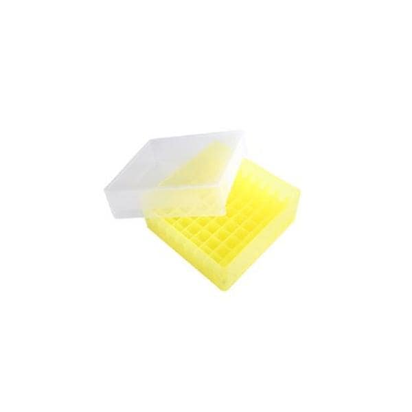 Microtube Storage Box 81 Place Yellow 5/Pk