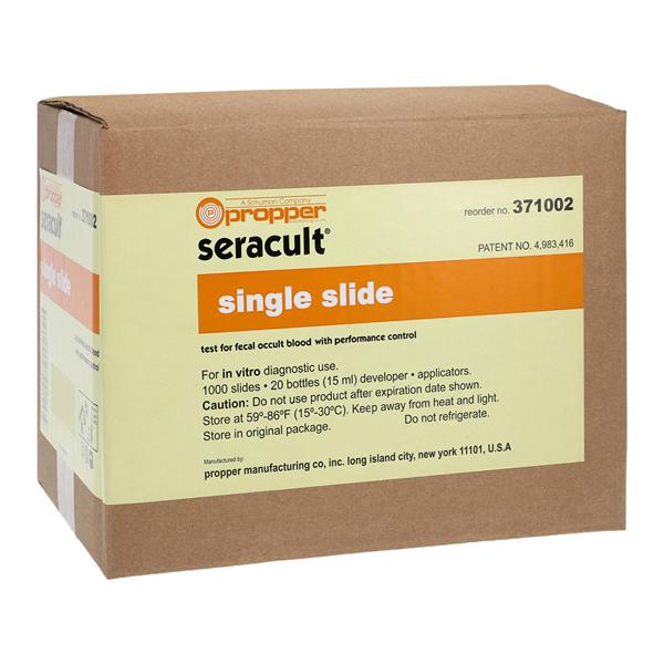 Seracult FOB Single Slide Test Kit CLIA Waived 1000/Ca