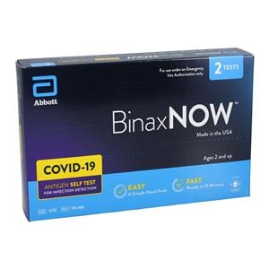 BinaxNOW COVID-19 Antigen Antigen Self Test CLIA Exempt 12Kts/Ca