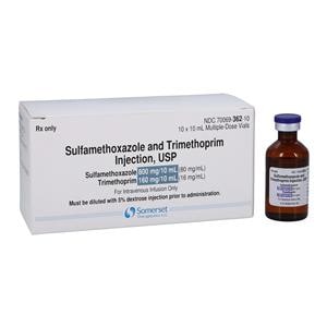 Sulfamethoxazole/Trimethoprim Injection 80mg/160mg MDV 10mL 10/Package