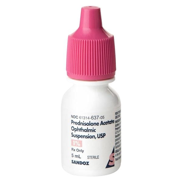 Prednisolone Acetate Ophthalmic Suspension 1% Bottle 5mL 5mL/Bt