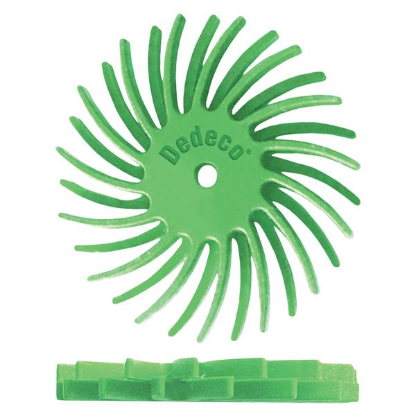 Sunburst Finishing & Polishing Abrasive Wheel Light Green Box 12/Bx