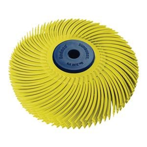 Sunburst Finishing & Polishing Abrasive Wheel Yellow Ea