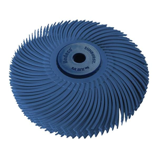 Sunburst Finishing & Polishing Abrasive Wheel Blue Ea