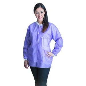 FitMe PPE Lab Jacket Not Rated SMS X Large Lavender 10/Bg