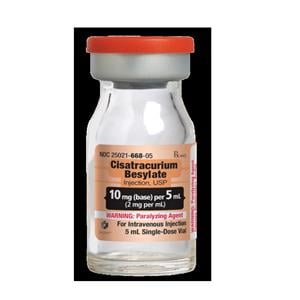 Cisatracurium Besylate Injection 2mg/mL SDV 5mL 10/Bx