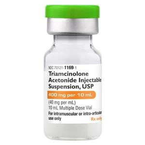 Triamcinolone Acetonide Injection 40mg/mL MDV 10mL 10mL/Vl