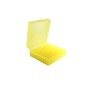 Tube Storage Box 100 Well Yellow 5/Pk