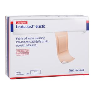 Leukoplast Strip Bandage Elastic/Fabric 1x3" Tan Sterile 100/Bx