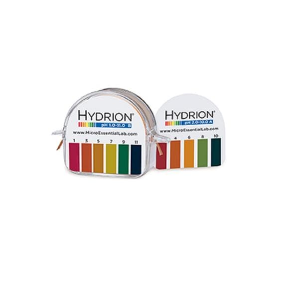 Hydrion pH Test Paper 1-11 Range Ea, 10 EA/CA