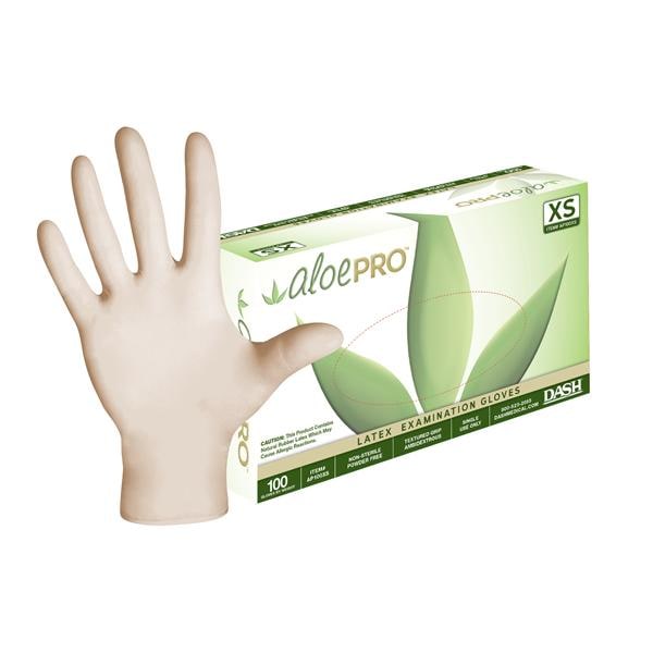 Latex Exam Gloves Medium Natural Non-Sterile, 10 BX/CA