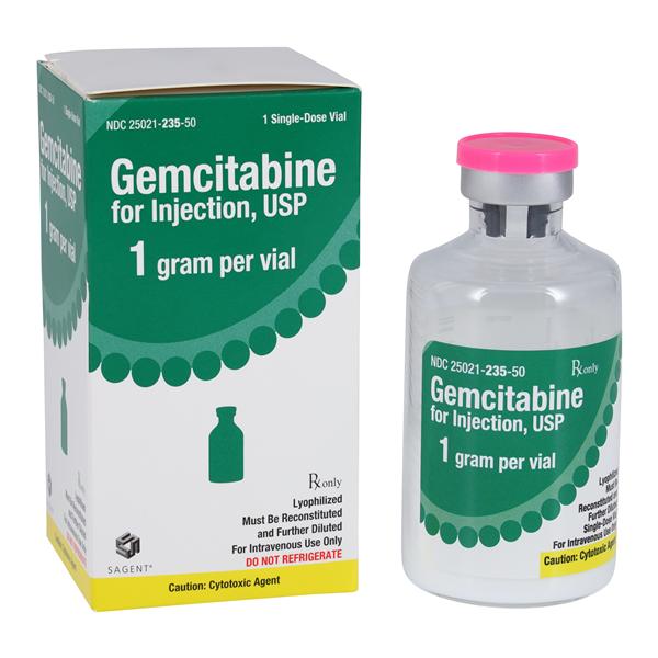 Gemcitabine HCl 1gm/Vl Powder 50mL/Vl