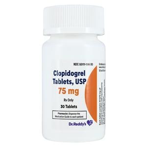 Clopidogrel Bisulfate Tablets 75mg Bottle 30/Bt