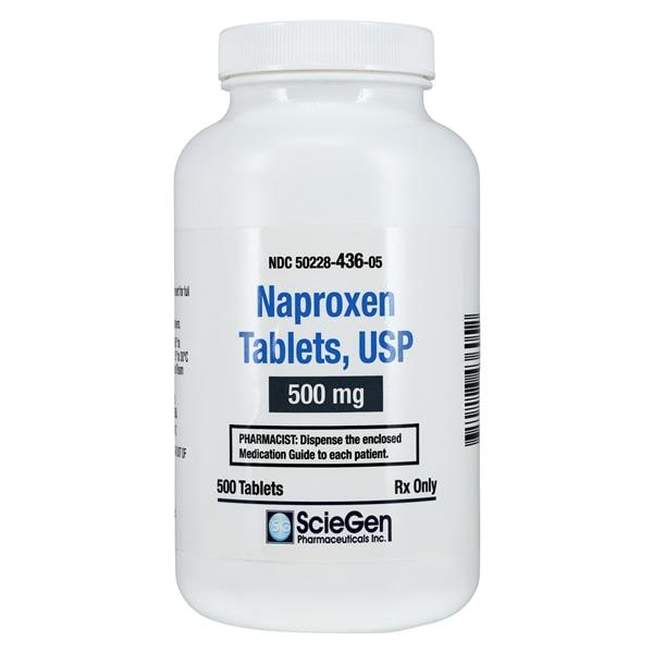 Naproxen Tablets 500mg Bottle 500/Bt