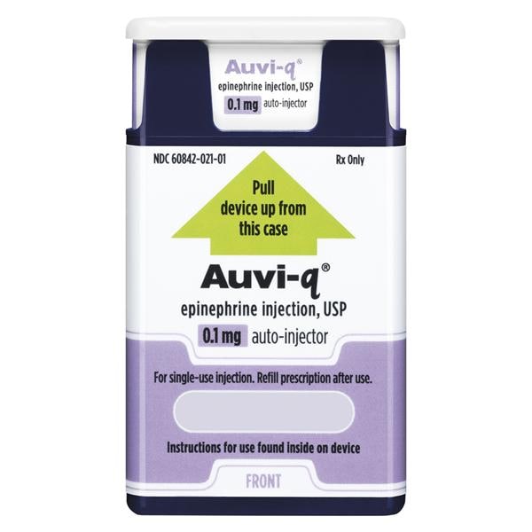 Auvi-Q Injection 0.1mg Auto-Injector 2/Package