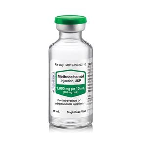 Methocarbamol Injection 100mg/mL SDV 10mL 25/Package